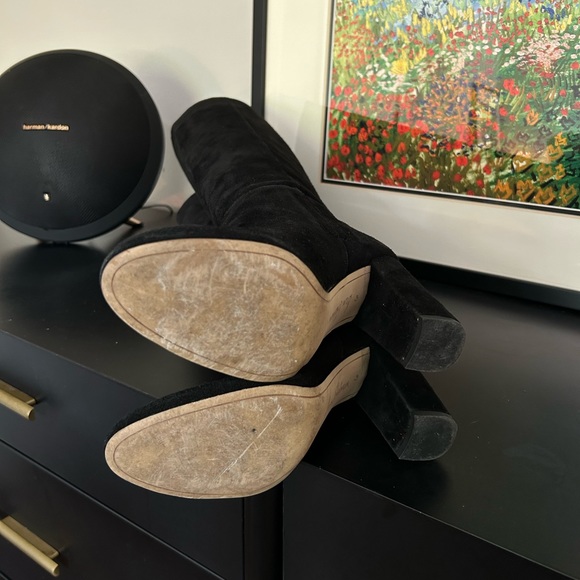 Sam Edelman Caprice Suede Boot Size 6 - Black - Picture 6 of 6